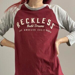 Young & Reckless baseball tee